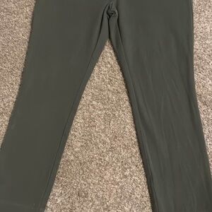 LOFT Dark Green Ankle Pants New